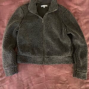 Women's Charcoal Teddy Jacket